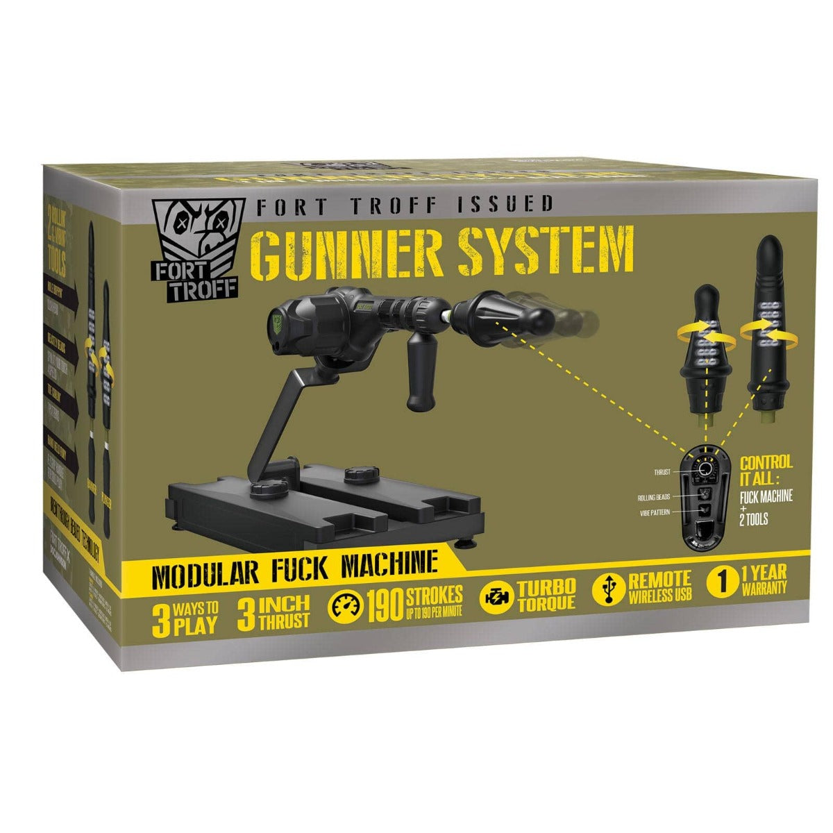FORT TROFF Gunner 3-in-1 Fuck Machine