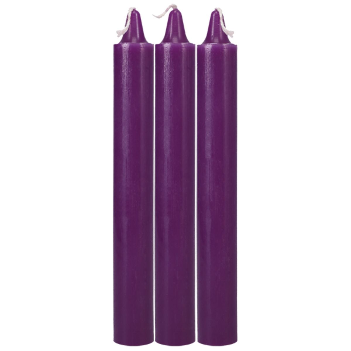 DOC JOHNSON Japanese Drip Candles, 3 Pack | Purple