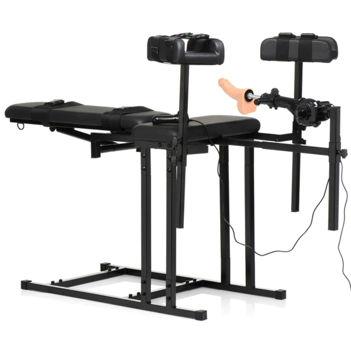 MASTER SERIES Ultimate Obedience Chair with Sex Machine