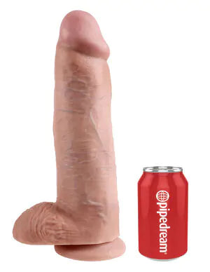 KING COCK Dildo With Balls | 12"