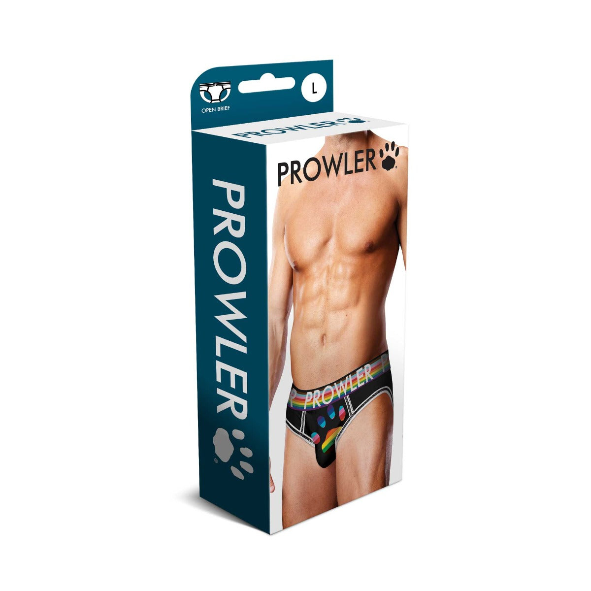Prowler Oversized Paw Open Brief | Black