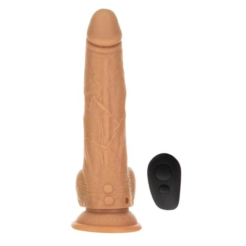 ADDICTION 9" Thrusting Dildo with Remote