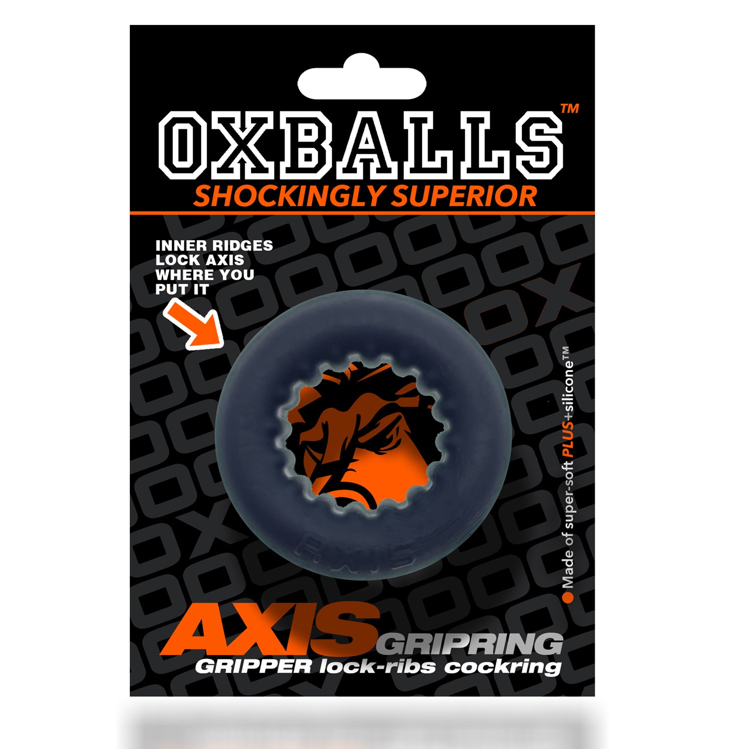 OXBALLS Axis Ribbed Cockring - Haus of Montagu