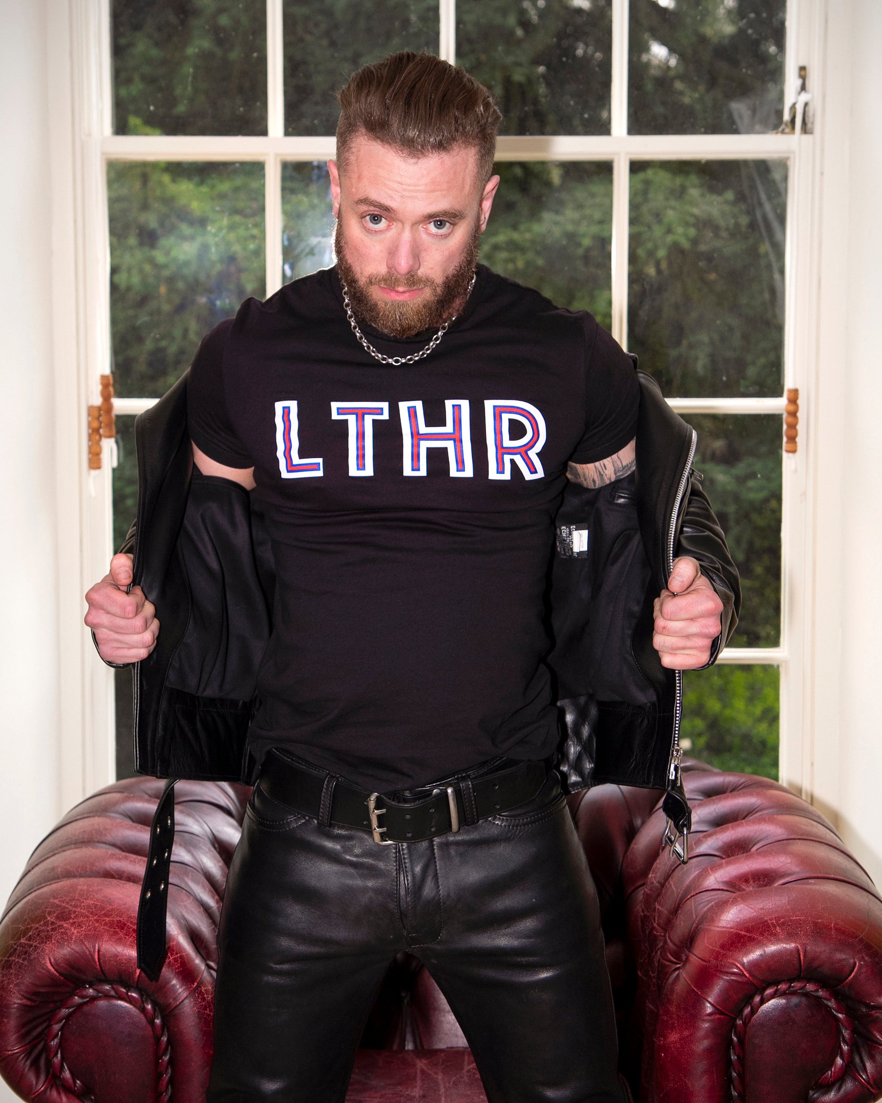 HAUS OF MONTAGU LTHR (Leather) Organic Cotton Tee - Haus of Montagu