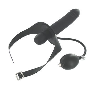 MASTER SERIES Incubus Inflatable Dildo Gag
