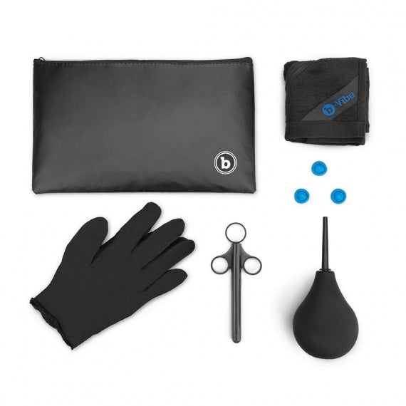 B-VIBE Anal Massage and Education Set Blue