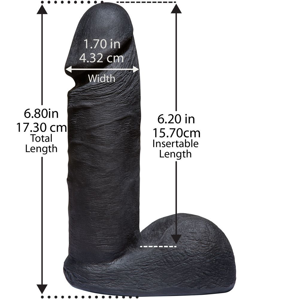 VAC-U-LOCK 6" Codeblack Cock | Black - Haus of Montagu