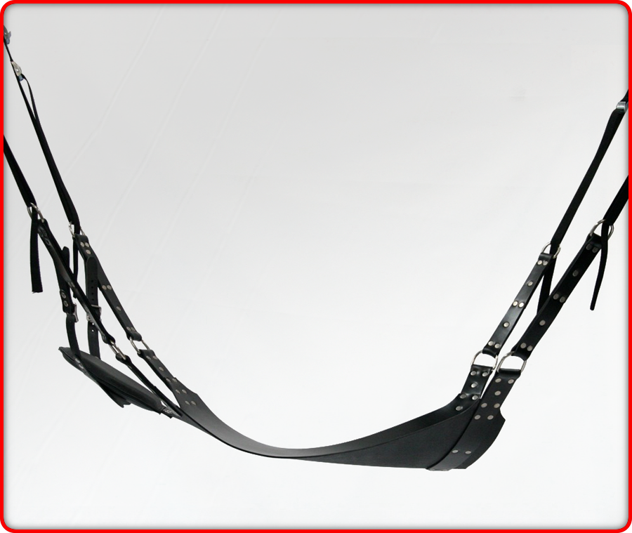 RED Master Leather Sling - Haus of Montagu