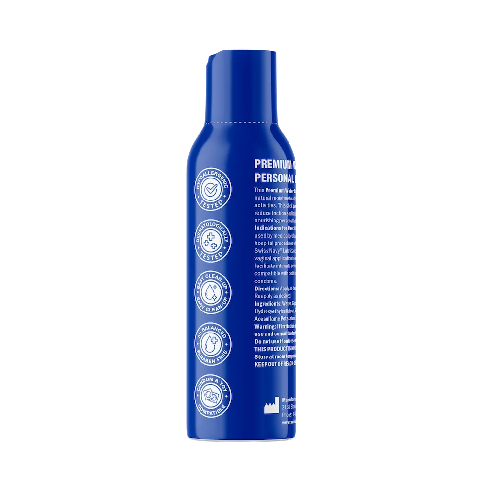 SWISS NAVY Premium Water Based Lubricant | 89ml