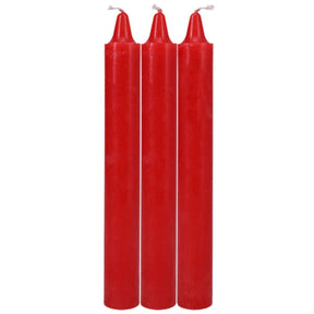 DOC JOHNSON Japanese Drip Candles, 3 Pack | Red