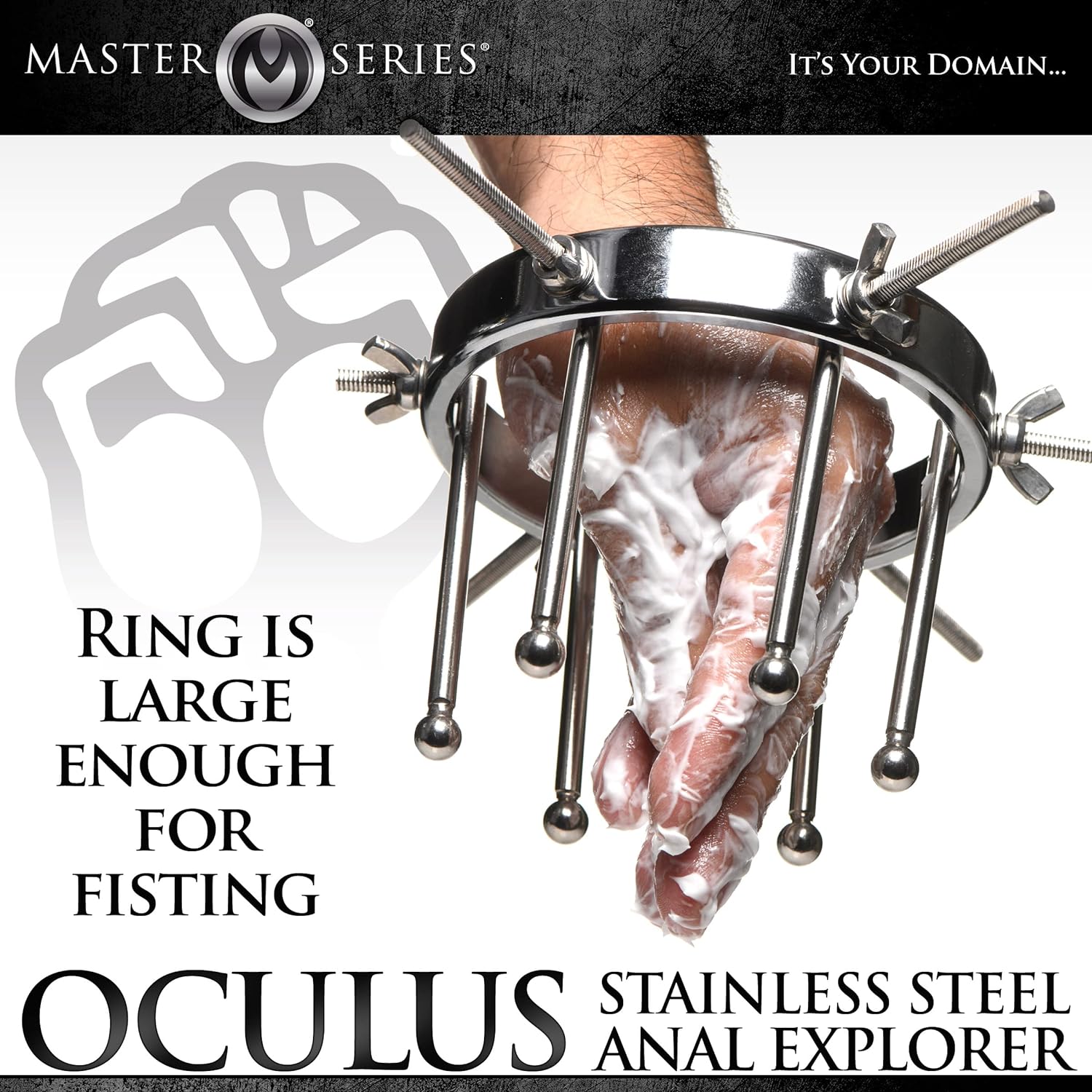 MASTER SERIES Oculus Stainless Steel Anal Explorer