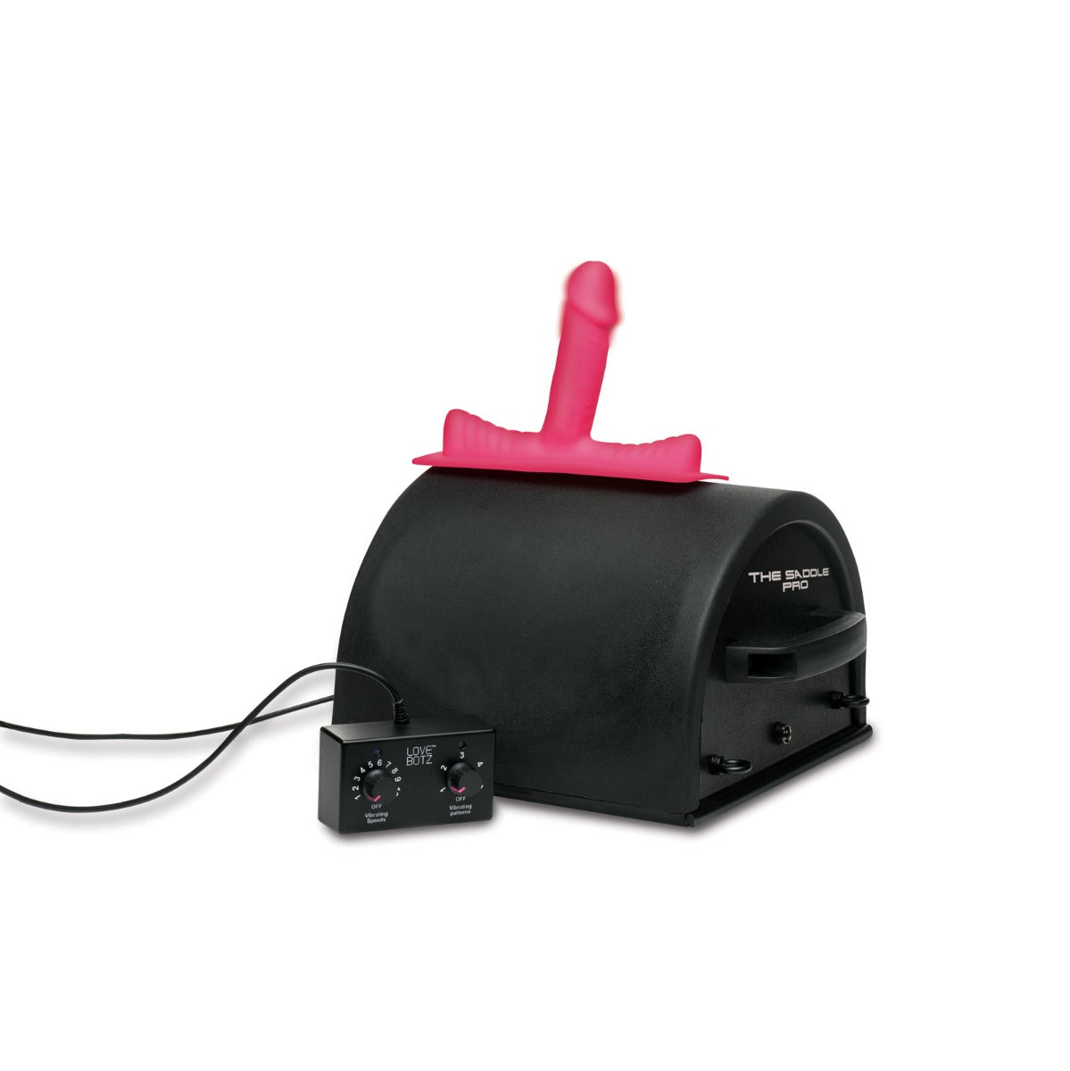 LOVEBOTZ Saddle Ultimate Sex Machine With 4 Silicone Attachments