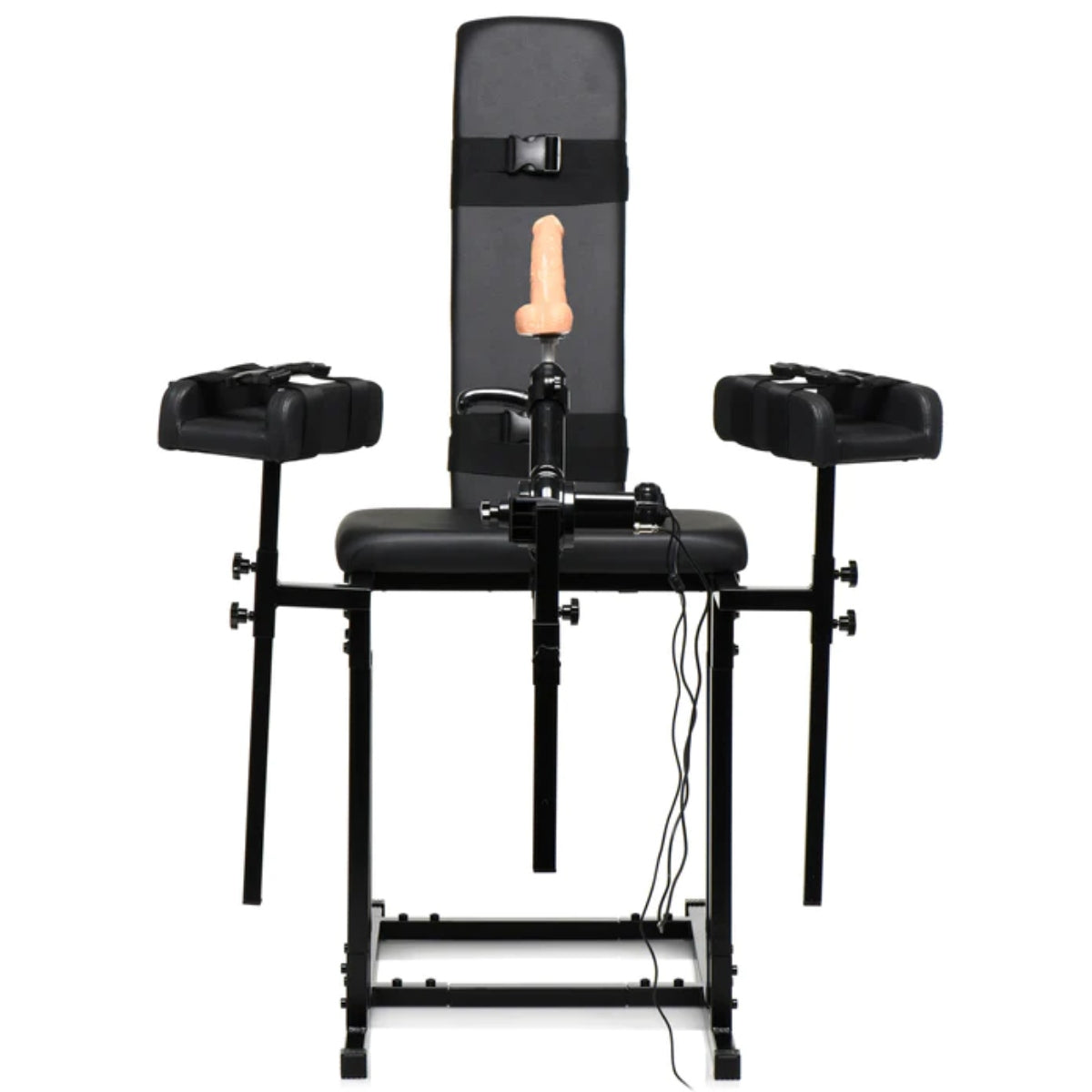 MASTER SERIES Ultimate Obedience Chair with Sex Machine