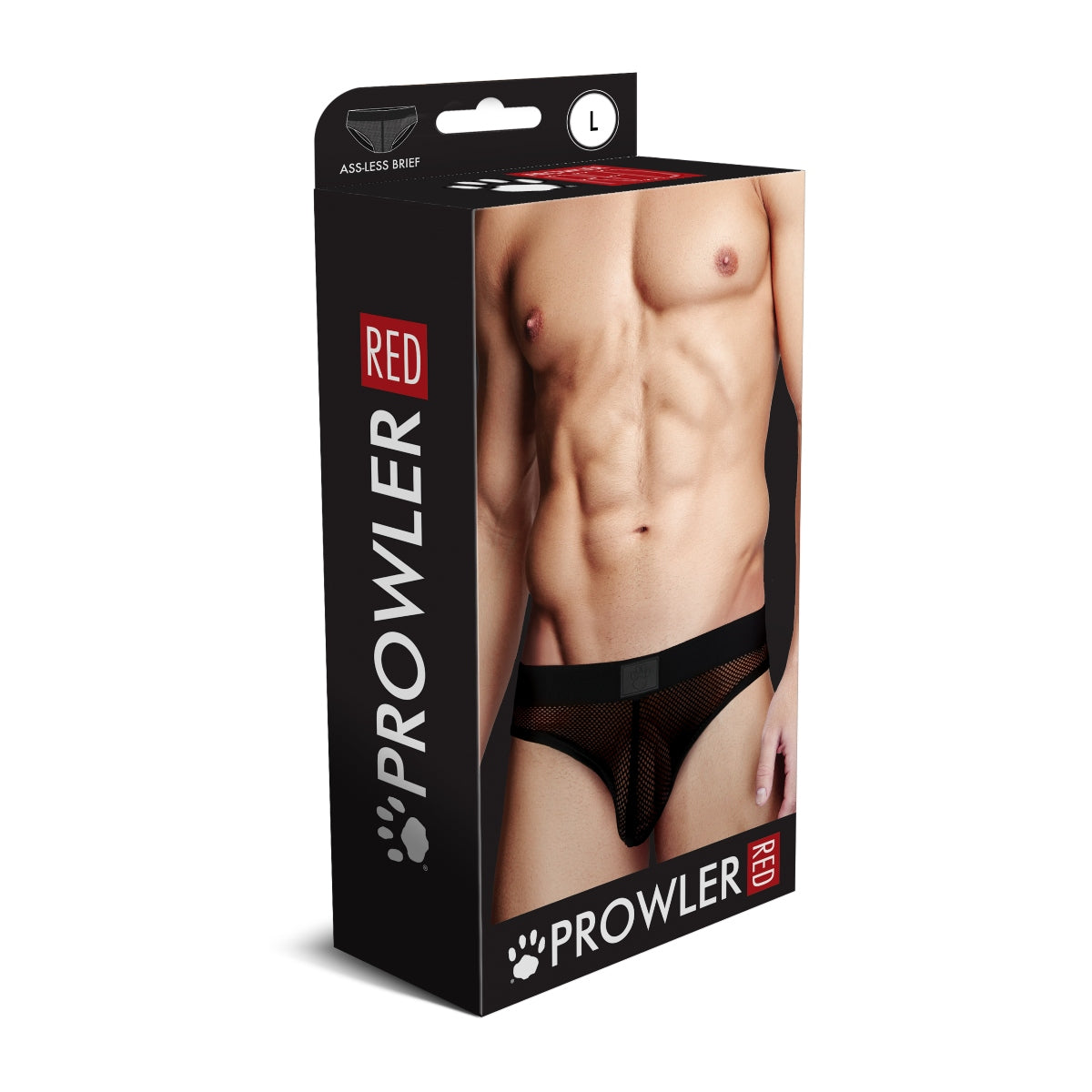 PROWLER RED Fishnet Ass-less Brief | Black