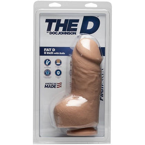 DOC JONHSON The D, Fat D FIRMSKYN 8" Dildo with Balls