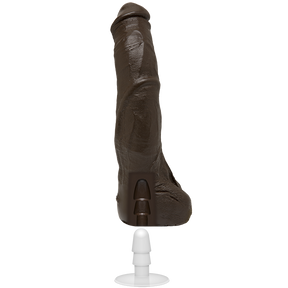 DOC JOHNSON Signature Cocks Black Thunder 12" Realistic Dildo with Removable Vac-U-Lock™ Suction Cup