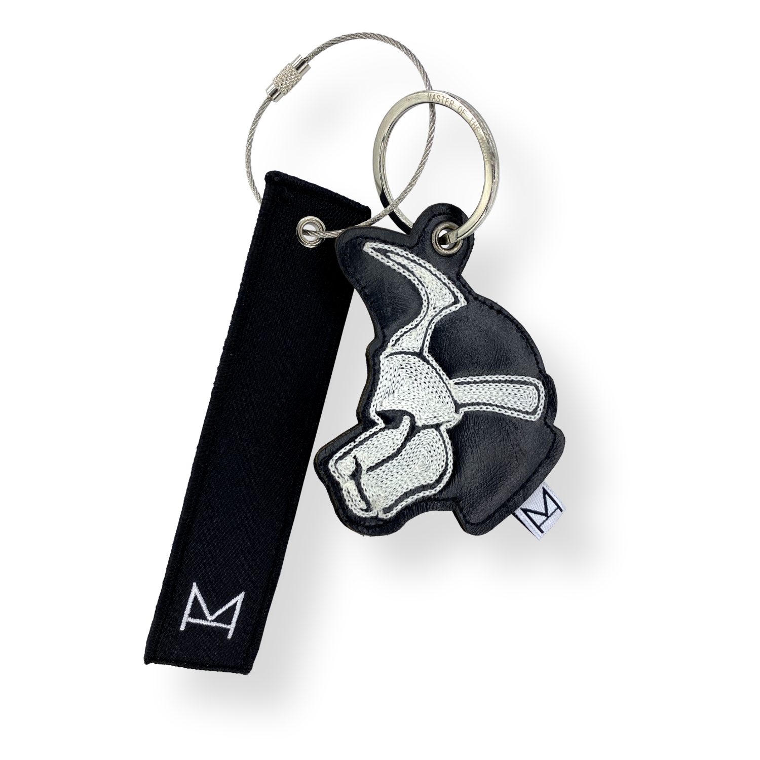 MASTER OF THE HOUSE Leather Puppy Keyring - Haus of Montagu