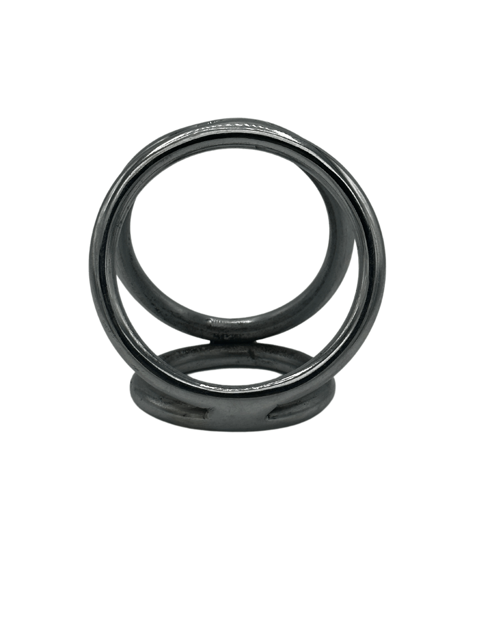Steel Triple Rounded Cock Ring