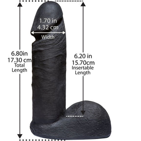 VAC-U-LOCK 6" Codeblack Cock | Black - Haus of Montagu