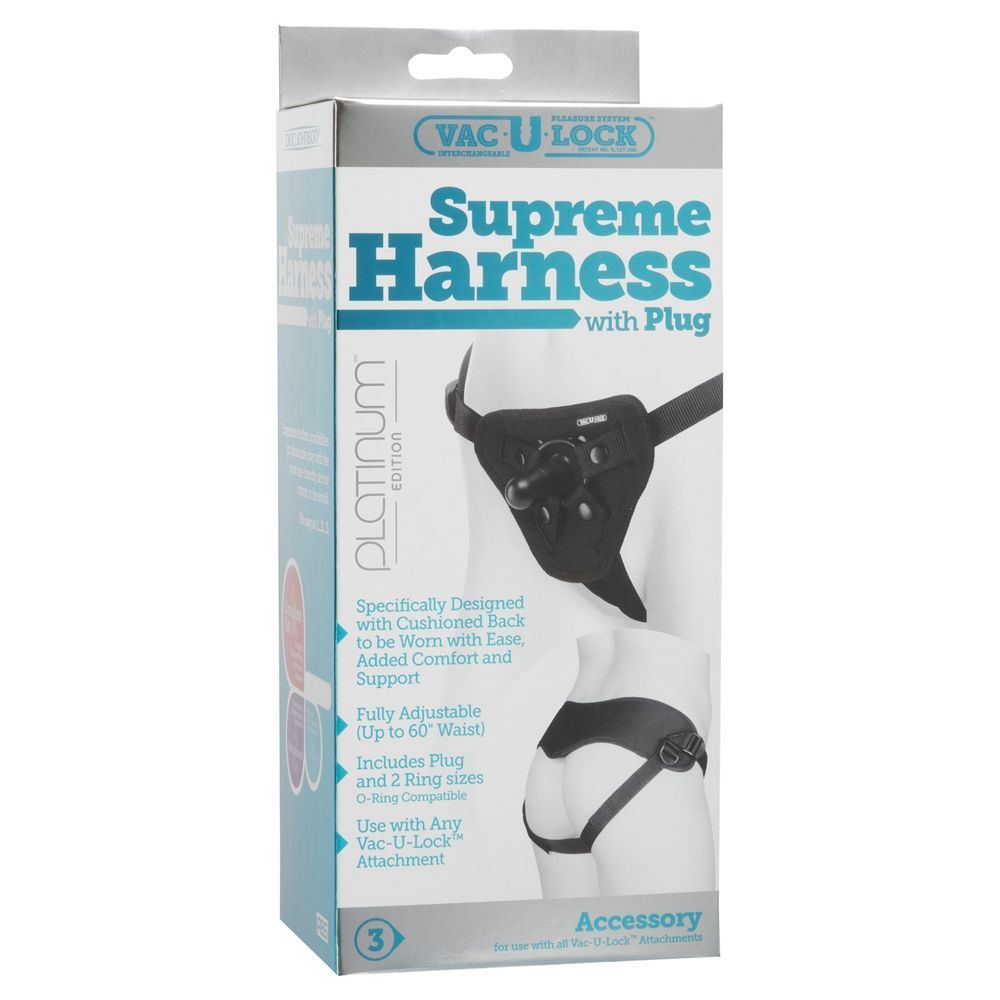 VAC-U-LOCK Platinum Supreme Harness With Plug