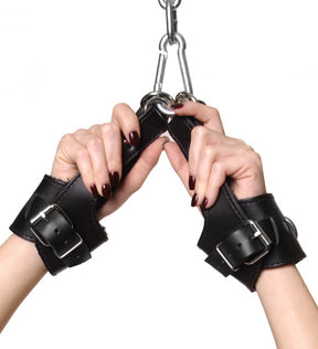 STRICT LEATHER Fleece Lined Leather Suspension Cuffs