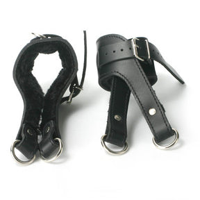 STRICT LEATHER Fleece Lined Leather Suspension Cuffs