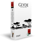 GLYDE Maxi Vegan Compostable Condoms | 10 Pack - Haus of Montagu
