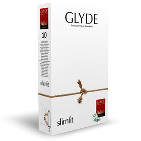 GLYDE Slimfit Vegan Compostable Condoms | 10 Pack - Haus of Montagu