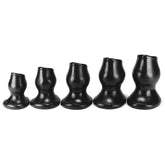 OXBALLS Pighole Tunnel Butt Plug | Black