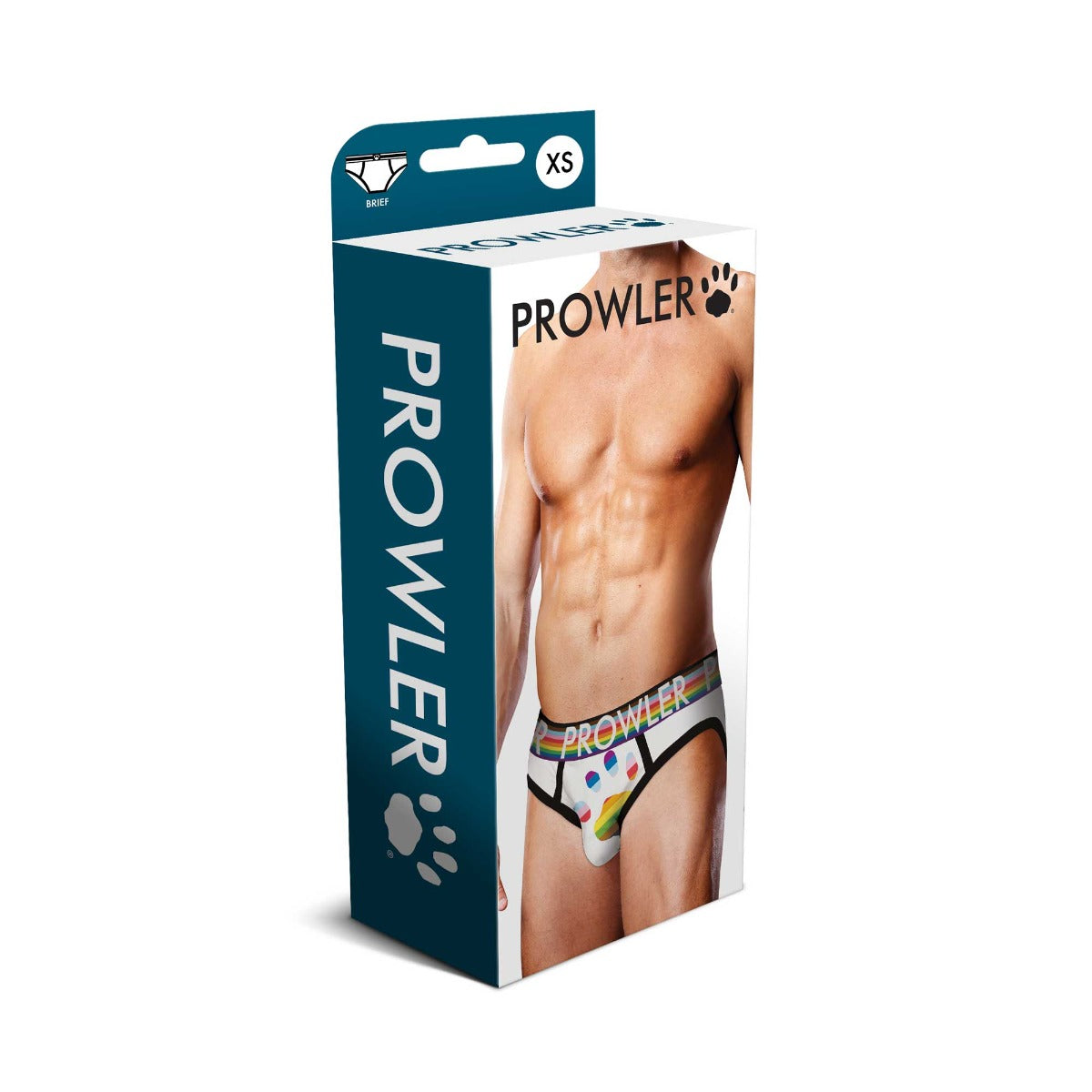 Prowler White Oversized Paw Brief | White