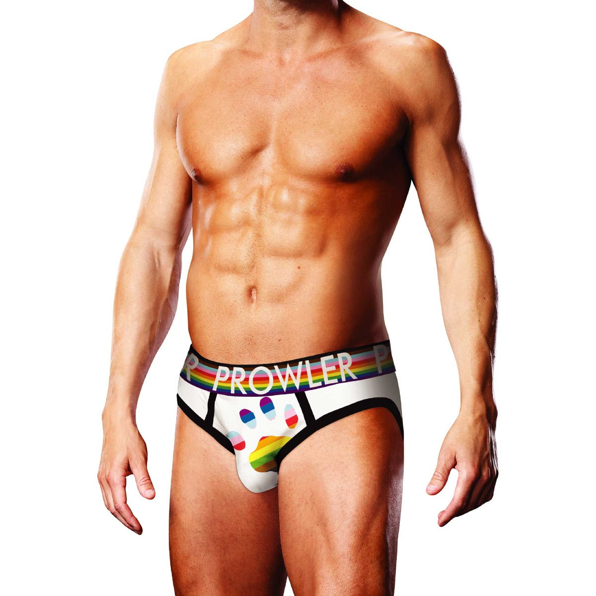 Prowler White Oversized Paw Brief | White